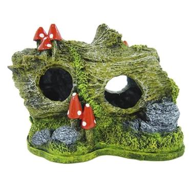 Imagem de Enfeite Aquario, Enfeites para Aquario, Tronco Oco(18 * 11 * 12cm)