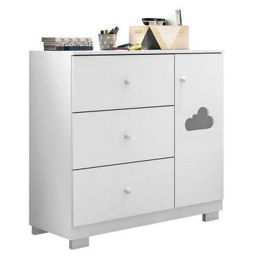 Imagem de Cômoda Infantil Ane 1 Porta e 3 Gavetas - Phoenix Baby