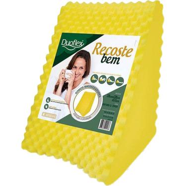Imagem de Recosto Triangular Travesseiro Almofada 38x38x53cm Duoflex