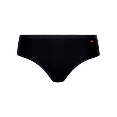 Imagem de Calcinha Básica Lupo Loba 40352-001 Algodão T. P/XXG, GG, 9990, Preto