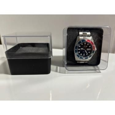 Imagem de Caixa Organizadora para Relógio de Pulso – Plástico com Tampa de Acrílico Transparente – Para 1 Relógio