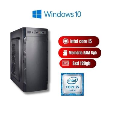 Imagem de Velocidade Rápida Pc Intel I5, 8Gb Ram ,Sd 120Gb E Win 10