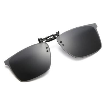 Imagem de Óculos de visão noturna polarizados com clipe e proteção UV para ciclismo, direção e equitação, óculos de sol para homens e mulheres, 1,13,9 * 4,4 cm