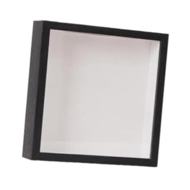 Imagem de FLCPJGV Caixa de sombra para ingressos de shows para viagem com mesa de encaixe e display de parede para esportes, 15cmx15cmx4.5cm