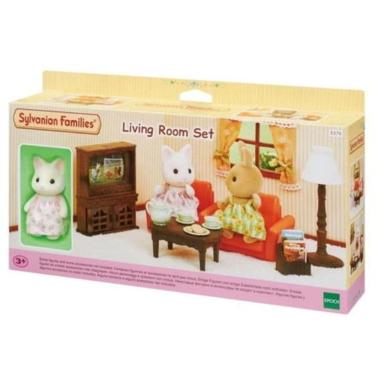 Imagem de Sylvanian Families Conjunto Sala De Estar com Irmã Gato Primavera - Epoch 5379