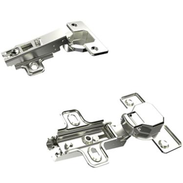 Imagem de Dobradiça Caneco 35X11mm Braço Reto Sem Pistão Slide On Calço H0 Níquel 2 Peças Embalagem Autosserviço - 06922.0131.10 - SOPRANO