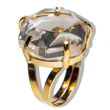 Imagem de Anel Estrela de Davi ou Selo de Salomao Pedra Cristal Anel Montado na 