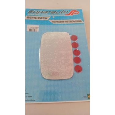 Imagem de Lente de Vidro Metalizado para Retrovisor, Ford Fiesta 1997-2002, Sem Base
