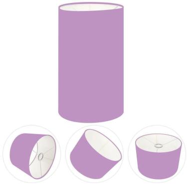 Imagem de Cúpula Abajur Cilíndrica Cp-7002 ø13x30cm Lillás