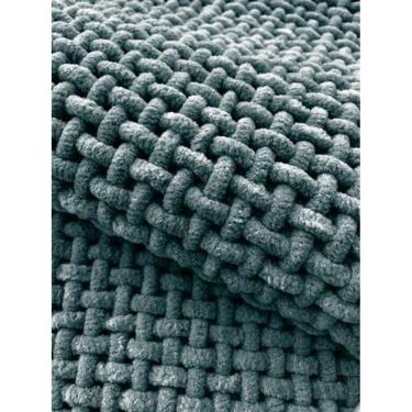 Imagem de Tapete Microfibra Trançado 60 Cm X 40 Cm - Verde
