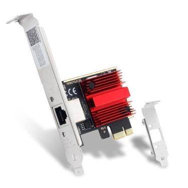 Imagem de Placa De Rede Gigabit 100,1000,2500 2.5gbps Pcie X1 Realtek - Kromosco