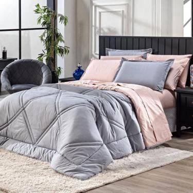 Imagem de Kit Edredom Heaven Dupla Face com Fronha SOLTEIRO 02 Peças - Tecido Li