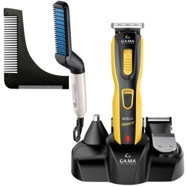 Imagem de Aparador De Pelos Cortador Barbeador Gama Italy Profissional 9 Em 1 Co
