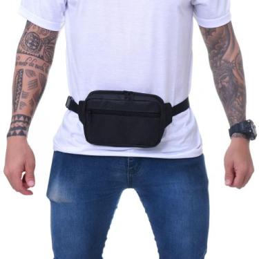 Imagem de Pochete Cintura Mini Bolsa Feminino Masculino Multiuso - franca bags