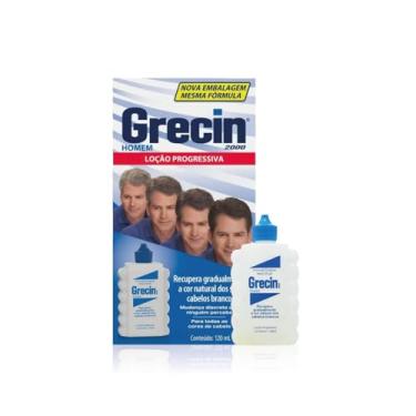 Imagem de Grecin Homem 2000 Loção Progressiva, Tonalizante, Recupera a Cor Natural dos Fios, 120ml