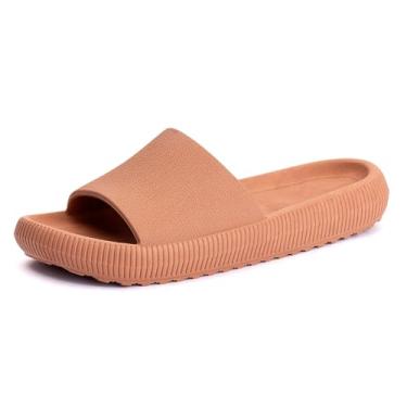 Imagem de Genérico Chinelo Slide Nuvem Unissex, Preto, Sintético, Antiderrapante, Ortopédico, Plataforma 3.5cm, Confortável, Casual, para Dia a Dia e Lazer (Telha, BR, Adulto, Numérico, 33)