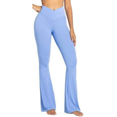 Imagem de Calças de ioga Sunzel Flare Crossover para controle de barriga