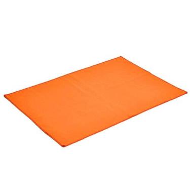 Imagem de Kit Com 18 Flanelas Laranja Para Limpeza LojaLoja