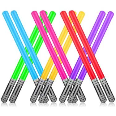 Imagem de Conjunto de balões de festa infláveis Light Sabre Sword, 12 unidades p
