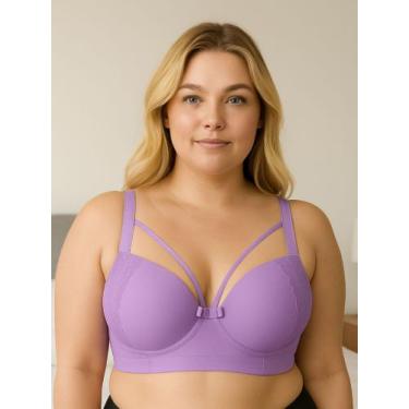 Imagem de Sutiã Plus Size Bojão Tiras Terra e Mar Soutien Reforçado - c9 STRAPPY