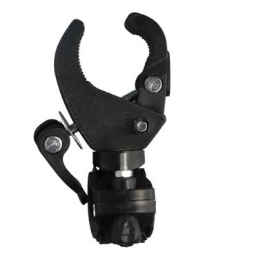 Imagem de Pokinge Suporte para lanterna de bicicleta, suporte universal para lanterna de bicicleta, rotação de 360º, clipe de lanterna de bicicleta, suporte de farol de LED ajustável, acessórios de ciclismo