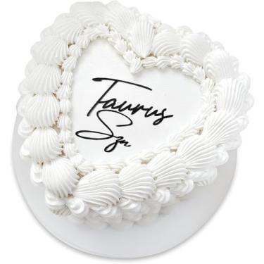 Imagem de Touro acrílico dourado constelação touro picaretas de cupcake abril maio decorações de bolo de aniversário para horóscopo astrologia festa de aniversário decorações de bolos suprimentos