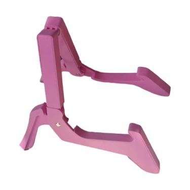 Imagem de MotiveTech Suporte Dobrável, Acessórios para Instrumentos Musicais, Suporte para Violino, Rosa