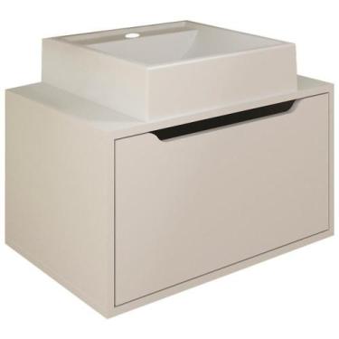 Imagem de Gabinete Com Cuba Para Banheiro Bn3630x46 Branco - TECNO MOBILI