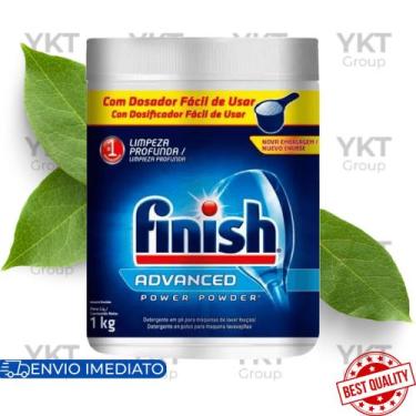Imagem de Finish Detergente Pó Power Powder Advanced 1kg Lava Louças Original