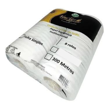 Imagem de Papel Higiênico Rolão Institucional Extra Luxo 8 Rolos Full