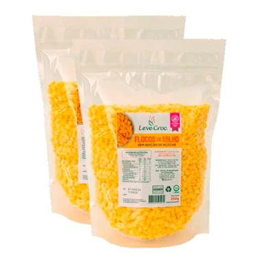 Imagem de Kit 2X: Flocos de Milho Natural Sem Glúten Leve Croc 250g