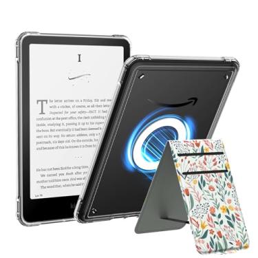 Imagem de MoKo Capa magnética para Kindle Paperwhite de 17.8 cm 12ª geração 2024 e Kindle Colorsoft Signature Edition, capa de suporte ultrafina DIY transparente com carregamento sem fio, capa totalmente