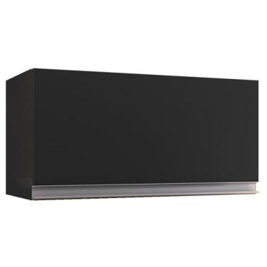 Imagem de Armario Aereo Basculante 60cm Andreia REAJL Moveis, Preto