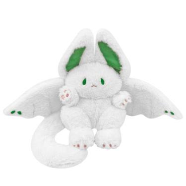 Imagem de Almofada de pelúcia PEACH CAT Cute White Bat Bunny 40 cm para crianças