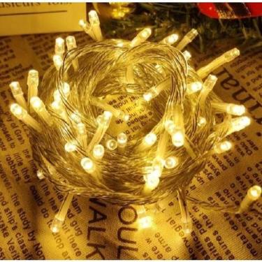 Imagem de Pisca Pisca 8 Funções 8M 127V 220V 100 Leds Luz De Natal Forte Ilumina
