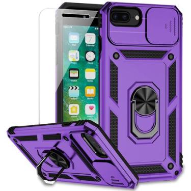 Imagem de Capa para celular M MAIKEZI iPhone Plus, grau militar, queda de 4,5 m