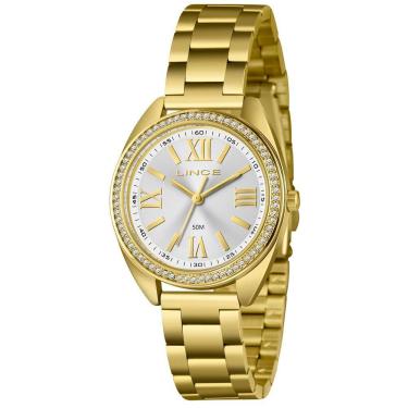 Imagem de Relógio Lince Feminino Ref: Lrgh262l36 S3kx Casual Dourado