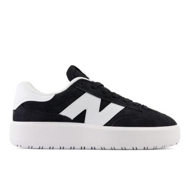 Imagem de New Balance Tênis feminino 574 V2 Essential, Preto, branco, 45