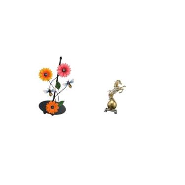 Imagem de Fenteer Porta-papel Toalha em Formato de Cavalo, Antiderrapante, Vertical, em Resina, Estatueta Decorativa Moderna, Peça de Colecionador para Decoração de Cas