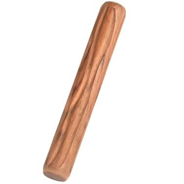 Imagem de Rolo de massa de textura de madeira para cerâmica, rolo de relevo para artesanato de argila, ferramentas de padrão de cerâmica feitas à mão