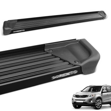 Imagem de Estribo Lateral Sorento 2013 a 2015 Aluminio Preto A3