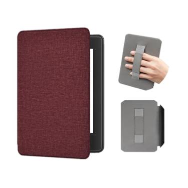 Imagem de Akacy Com alça/função hibernar/despertar automática para Kindle Paperwhite de 6,0 polegadas 10ª geração lançado em 2018 (Modelo: PQ94WIF) Capa protetora de couro PU (7)