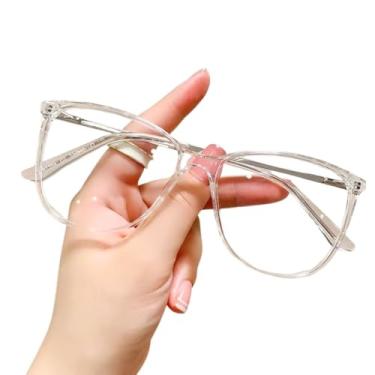 Imagem de Armação de Óculos Femenino Elegante Resistente (Transparente)