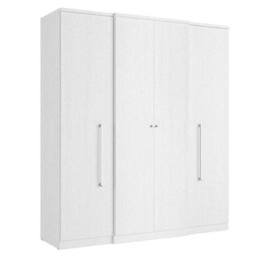 Imagem de Guarda Roupa Casal Splendore 4 Portas Branco Acetinado - Thb