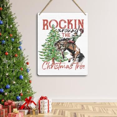 Imagem de Placa para decoração de porta de Natal, decoração de inverno, sazonal, arte de parede, sinais de Feliz Natal ao ar livre, para casa, parede, varanda, porta da frente, banheiro, 24 × 17 cm