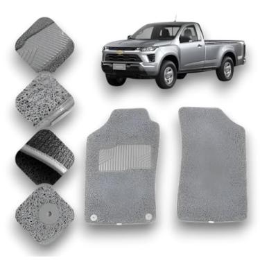 Imagem de Tapete Automotivo Kapazi S10 Cabine Simples 1994 a 2012 (cinza)