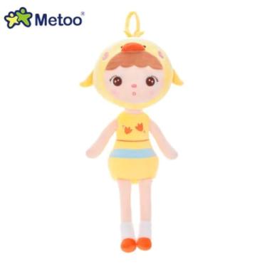 Imagem de Metoo Boneca pintinho Infantil, Pelúcia Macia, Amarelo e Laranja, Design Kawaii, Brinquedo para Crianças