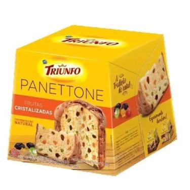 Imagem de Panettone com Frutas Cristalizadas e Uvas-Passas Triunfo 400g - Não Di