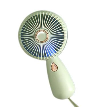 Imagem de Shakven Ventilador portátil pequeno, ventilador pessoal portátil,Leque de mão pessoal - Ventilador portátil portátil, ventilador de mão com luz deslumbrante, ventilador pessoal recarregável usb para