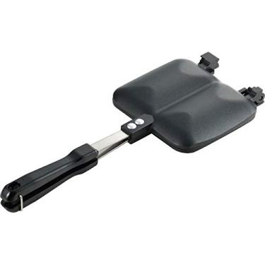 Imagem de Máquina de areia quente Yoshikawa SJ2703, para fogo a gás, duplo quente, largura total 5,5 x comprimento 13,4 x altura 3,3 cm (14 x 34 x 3,1 cm), preto, acampamento ao ar livre